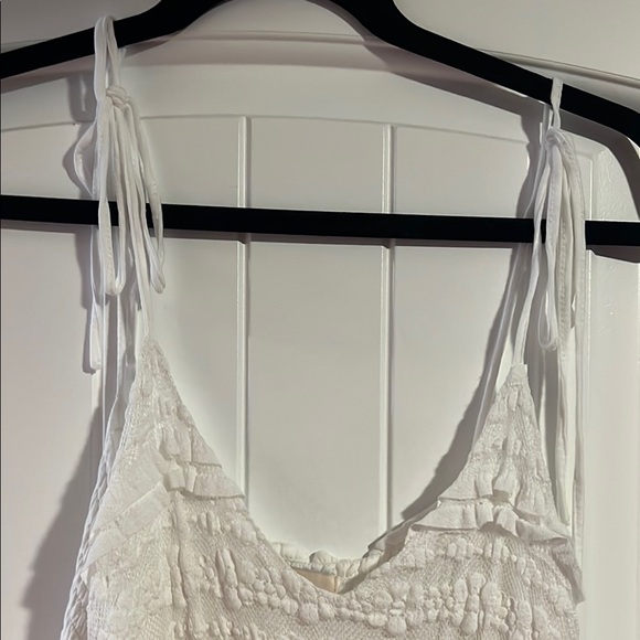 Source Unknown Cream Tiered Maxi Sundress - Picture 4 of 4